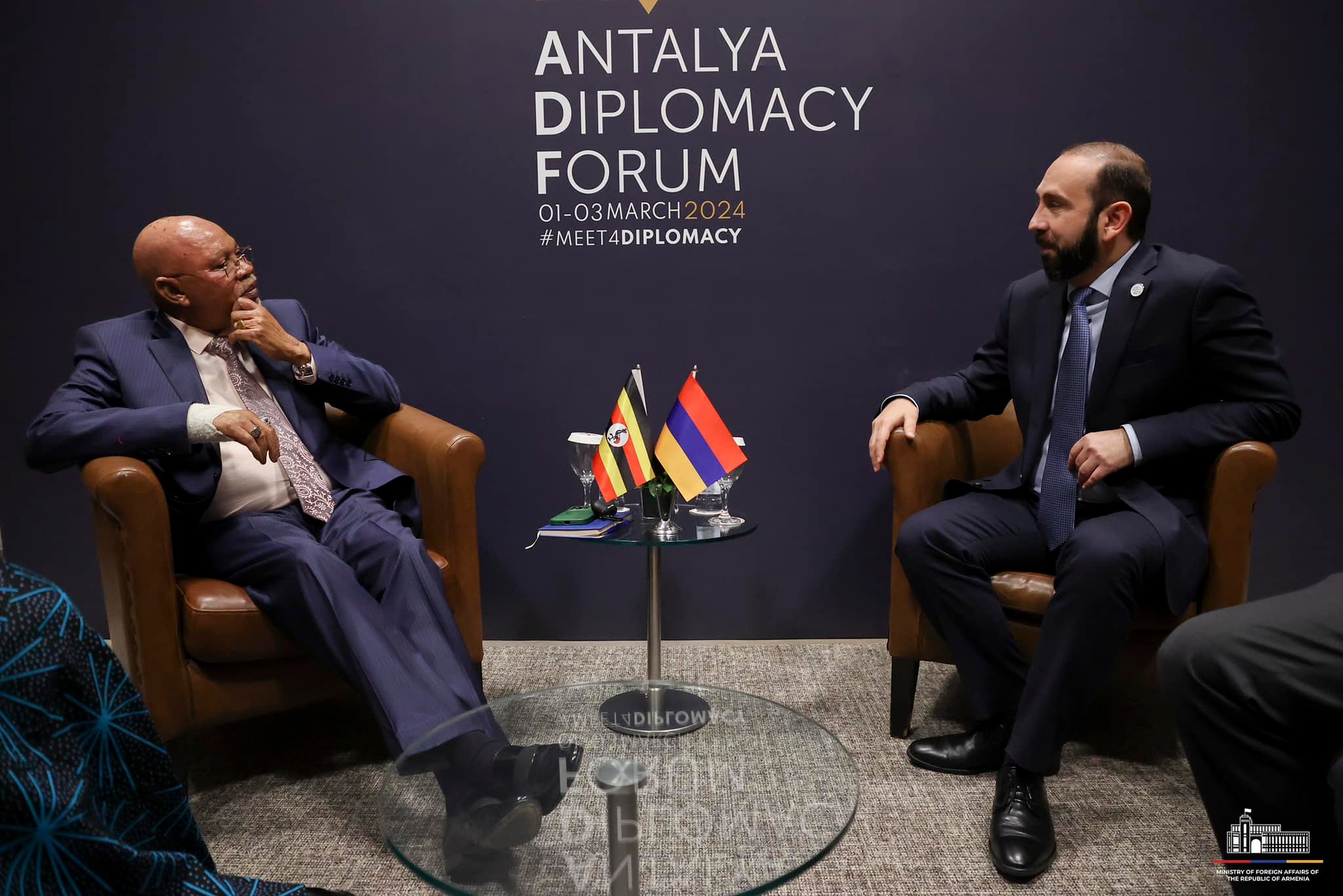 Արարատ Միրզոյանն ու Օդոնգո Յեյե Աբուբախեերը քննարկել են բազմակողմ հարթակներում փոխգործակցության հարցեր