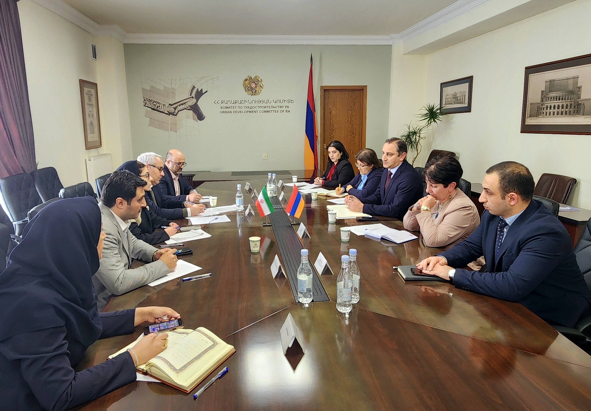 Քաղաքաշինության կոմիտեում հյուրընկալել են իրանական առևտրատնտեսական ոլորտի ընկերությունների ներկայացուցիչների