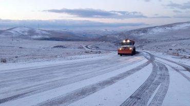 Հանրապետության որոշ հատվածներում ձյուն է տեղում