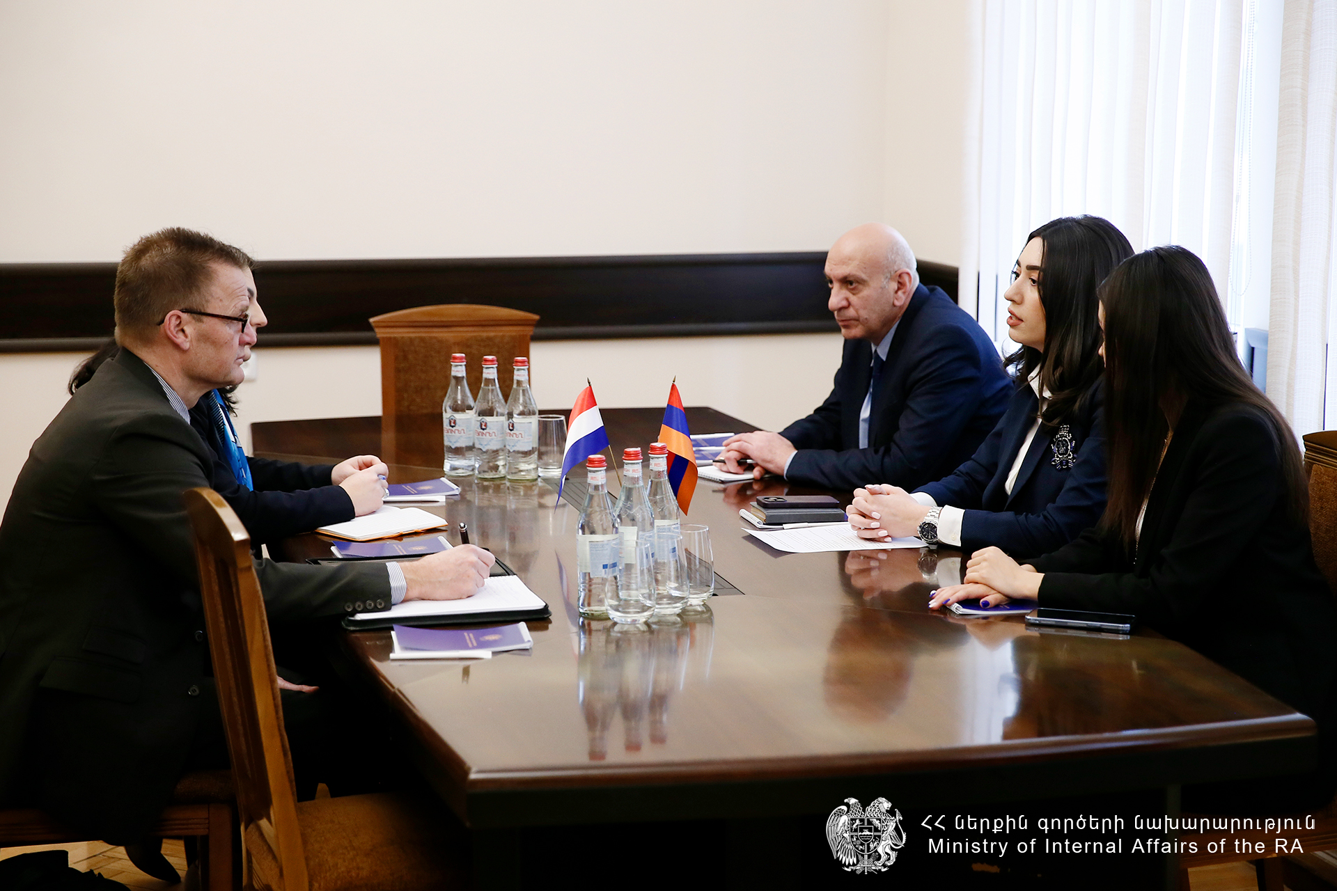 Քննարկվել է Նիդերլանդների Ազգային ոստիկանության հետ համագործակցությամբ Ոստիկանության գվարդիայի բանակցությունների գծով ստորաբաժանման կարողությունների ձևավորման հարցը