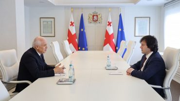 Վրաստանի վարչապետ Իրակլի Կոբախիձեն ընդունել է ՀՀ դեսպանին