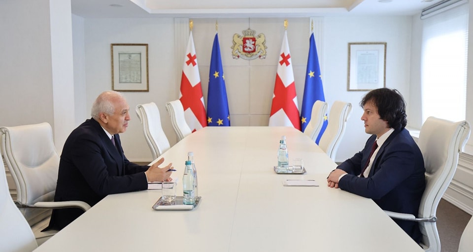 Վրաստանի վարչապետ Իրակլի Կոբախիձեն ընդունել է ՀՀ դեսպանին