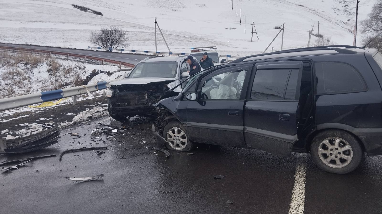 Սպիտակ-Երևան ավտոճանապարհին բախվել են «Opel» և «Hyundai» մակնիշների ավտոմեքենաները. կան տուժածներ