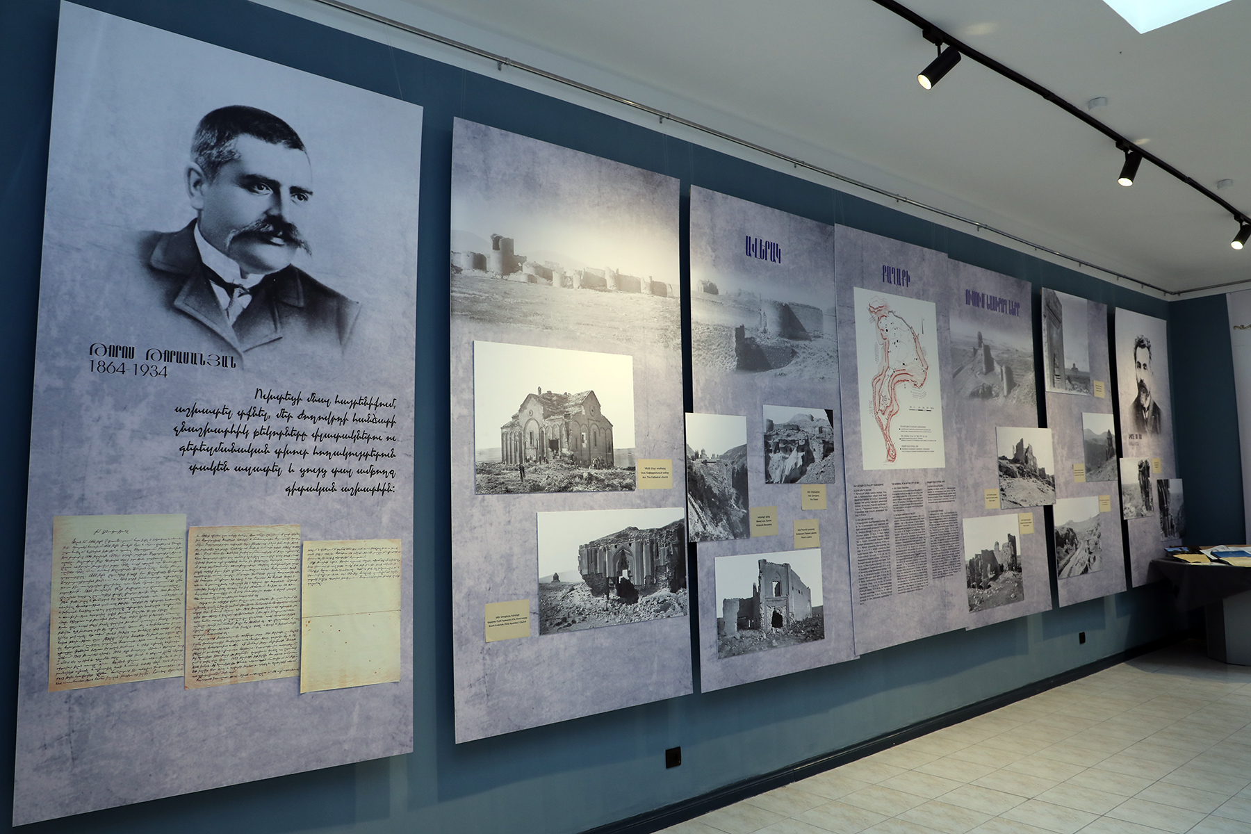 «Զվարթնոց» պատմամշակութային արգելոց-թանգարանում բացվել է Թորոս Թորամանյանի 160-ամյակին նվիրված ցուցադրությունը