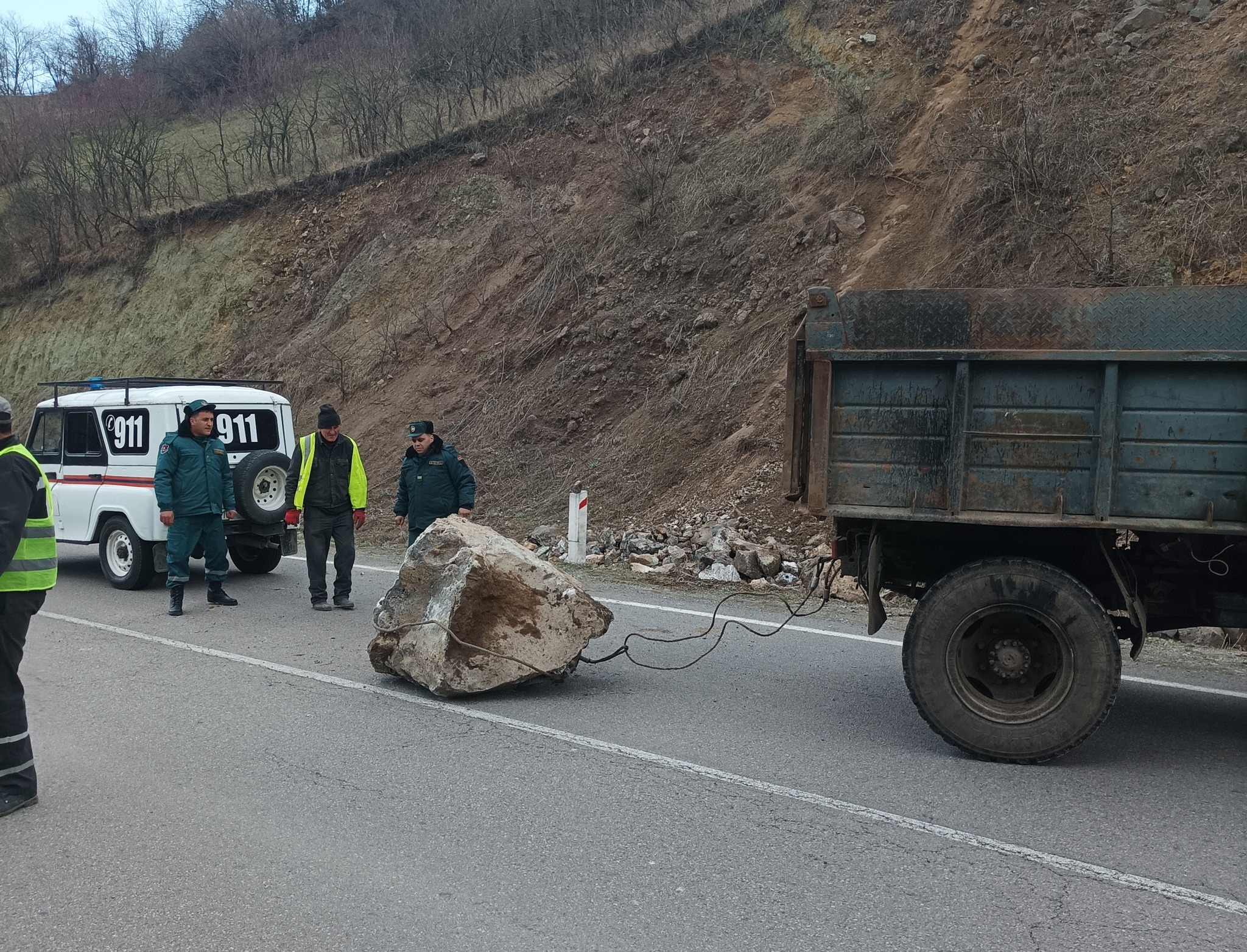 Քարաթափում Վանաձոր-Ալավերդի ավտոճանապարհին