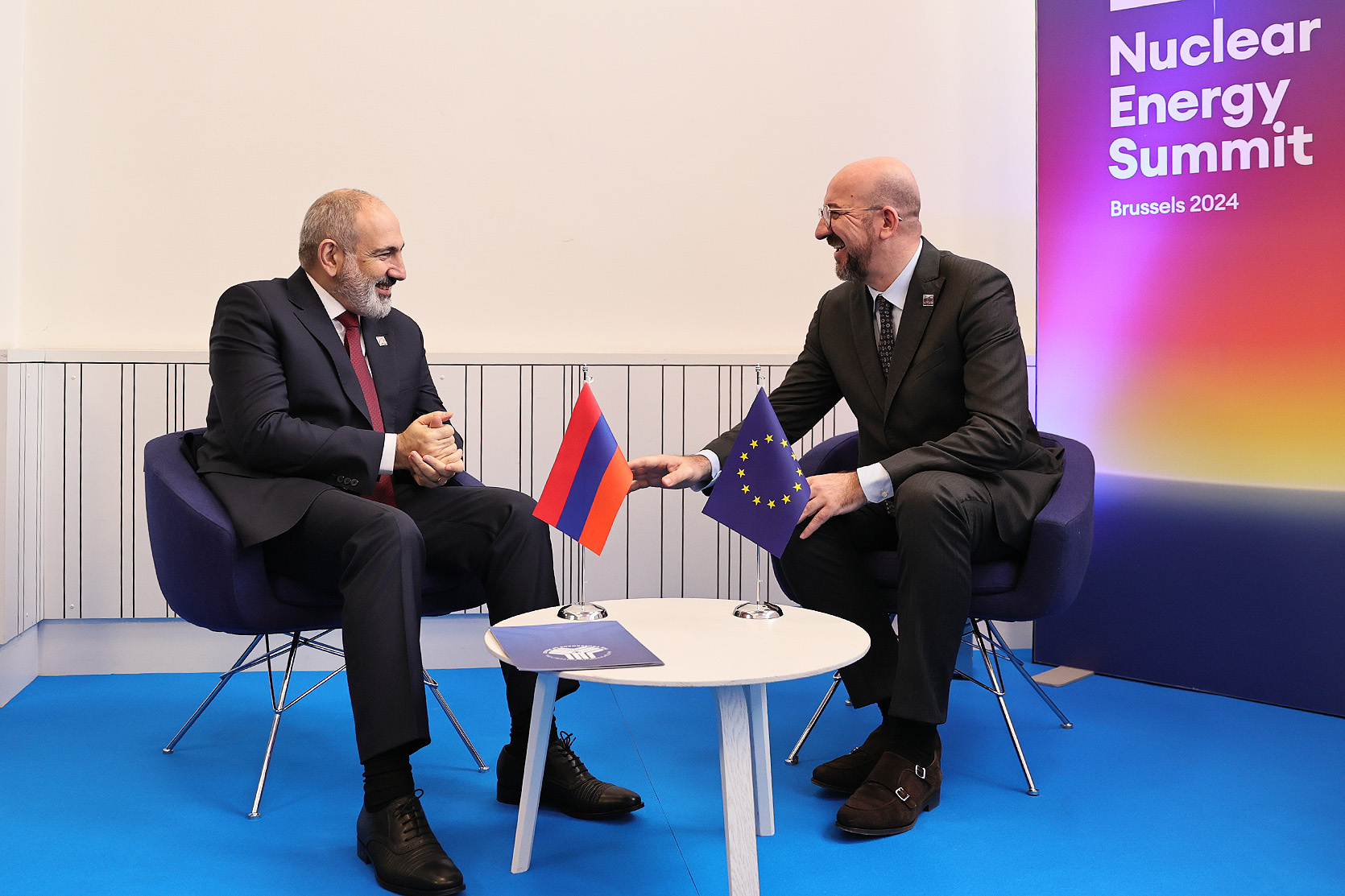 Բրյուսելում տեղի է ունեցել Նիկոլ Փաշինյանի և Շառլ Միշելի հանդիպումը