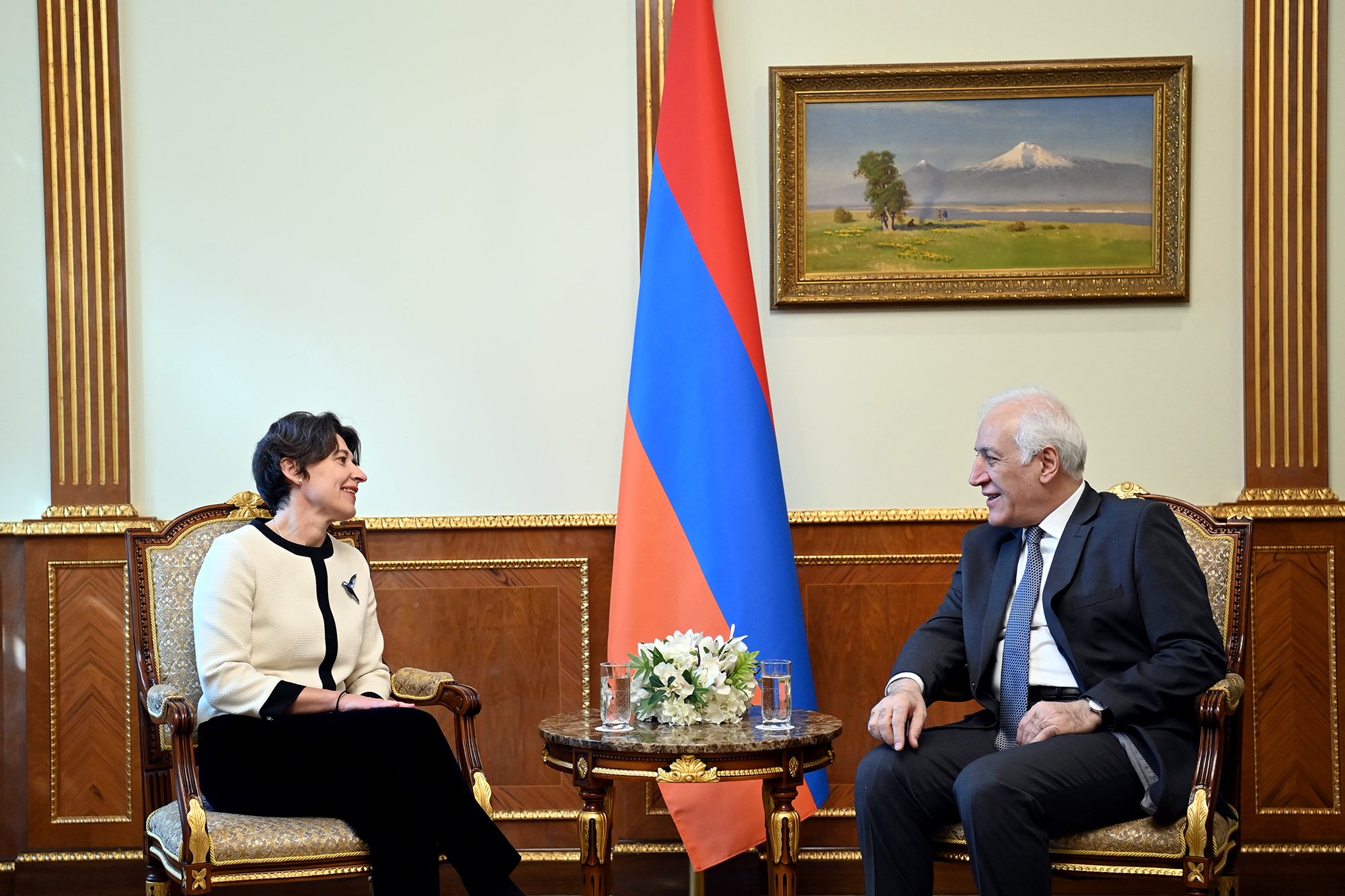 Նախագահ Վահագն Խաչատուրյանն ընդունել է Հայաստանում Էստոնիայի դեսպանին