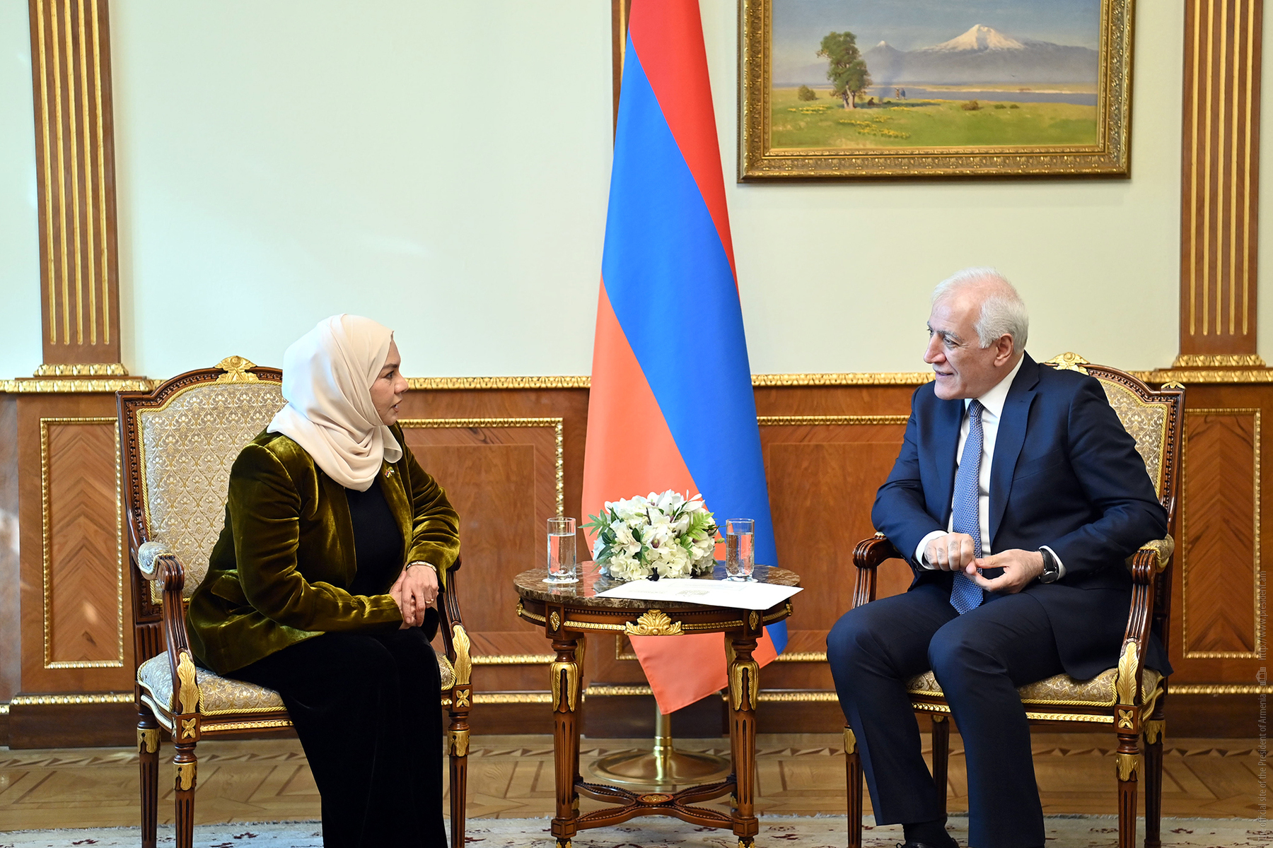 Վահագն Խաչատուրյանն ընդունել է Հայաստանում Արաբական Միացյալ Էմիրությունների դեսպանին