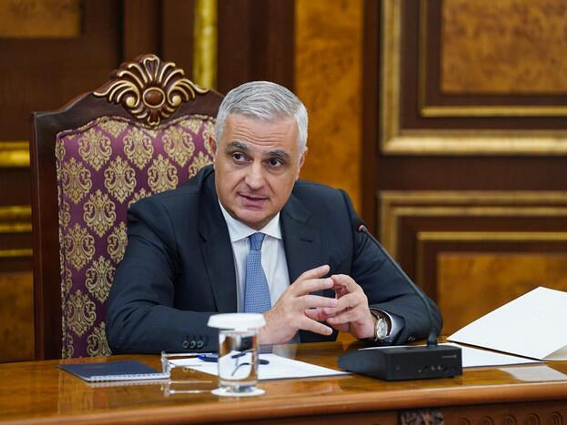Փոխվարչապետ Մհեր Գրիգորյանը մասնակցել է Նիկոլայ Ռիժկովի հոգեհանգստի արարողությանը