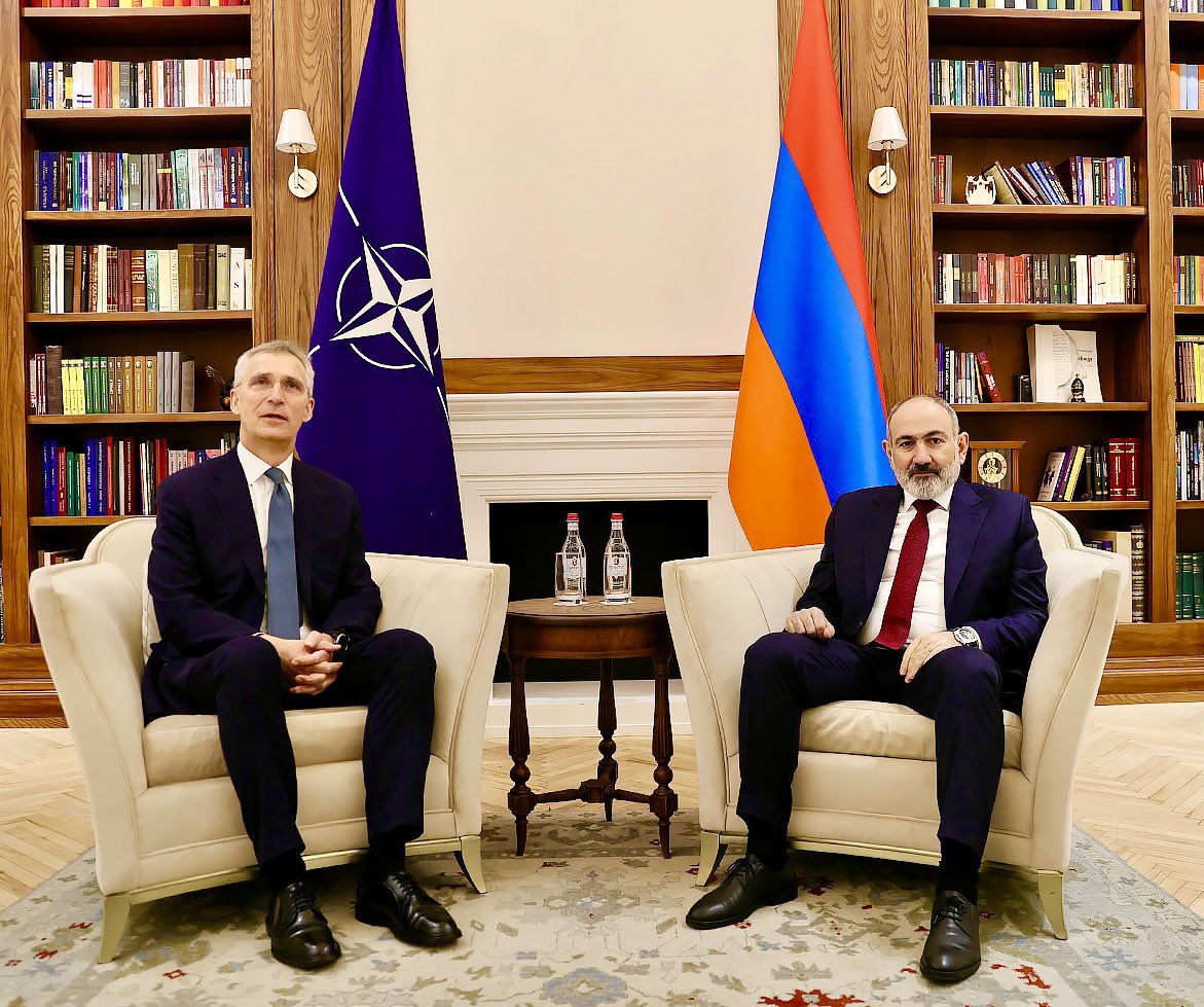 Ստոլտենբերգի հետ հանդիպմանը քննարկել ենք Հայաստան-ՆԱՏՕ համագործակցության ամրապնդմանն առնչվող հարցեր. Փաշինյան