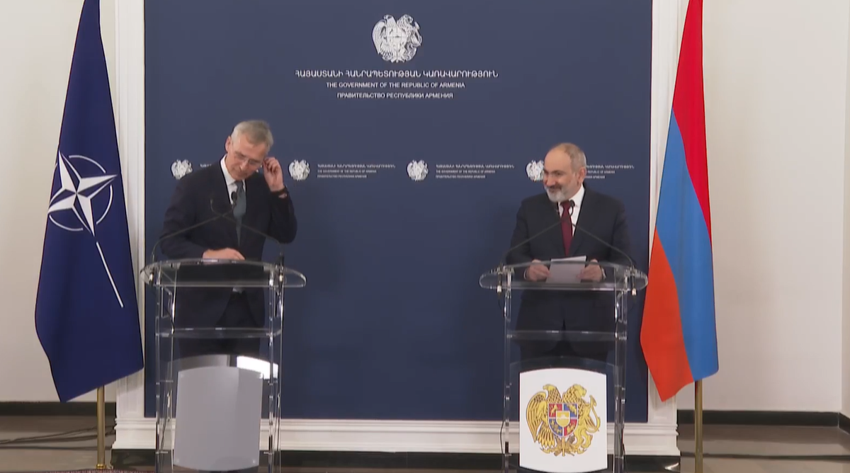 Նիկոլ Փաշինյանը ՆԱՏՕ-ի գլխավոր քարտուղարի հետ հանդես է գալիս հայտարարությամբ