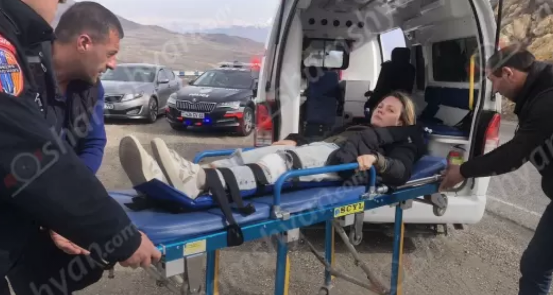 «BMW» մակնիշի մոտոցիկլով Վայոց ձորի մարզում վթարի են ենթարկվել ՌԴ քաղաքացի ամուսինները