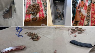 Երևանում և Գողթանիկ գյուղում կատարված խուզարկություններով մեծ քանակությամբ զենք և զինամթերք է հայտնաբերվել