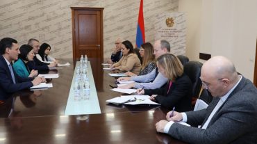 Ժաննա Անդրեասյանն ընդունել է Եվրոպական կրթական հիմնադրամի փորձագիտական առաքելության ներկայացուցիչներին