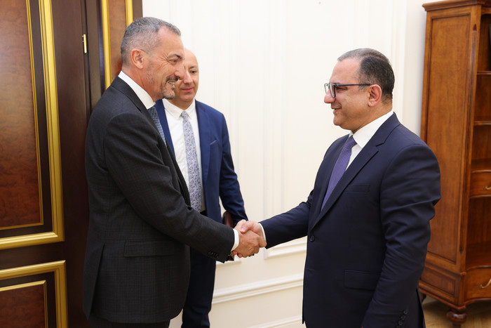 Փոխվարչապետ Տիգրան Խաչատրյանն ընդունել է «Վեոլիա» ընկերության փոխնախագահին