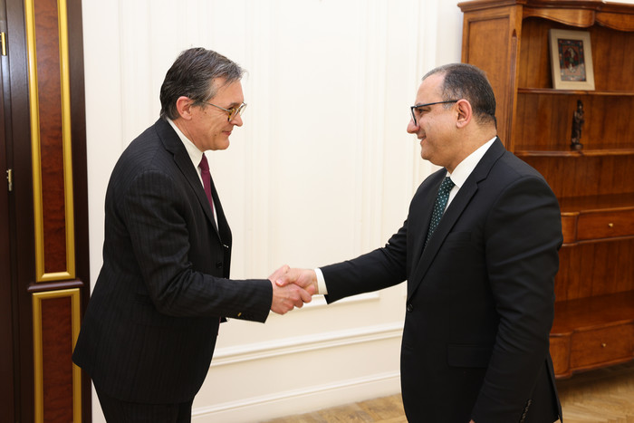 Փոխվարչապետ Տիգրան Խաչատրյանն ընդունել է ԵԱՀԿ Մինսկի խմբի Ֆրանսիայի համանախագահին