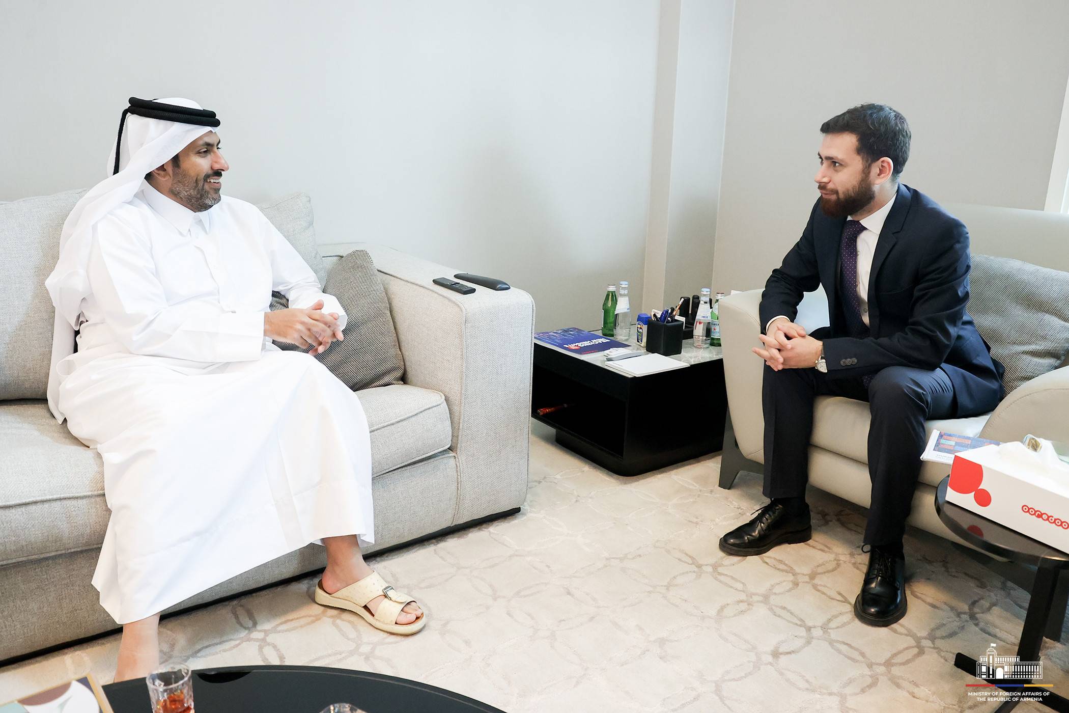 ՀՀ ԱԳ նախարարի տեղակալը հանդիպել է Կատարի ներդրումային գործակալության ներդրումների հարցով փոխտնօրենի հետ