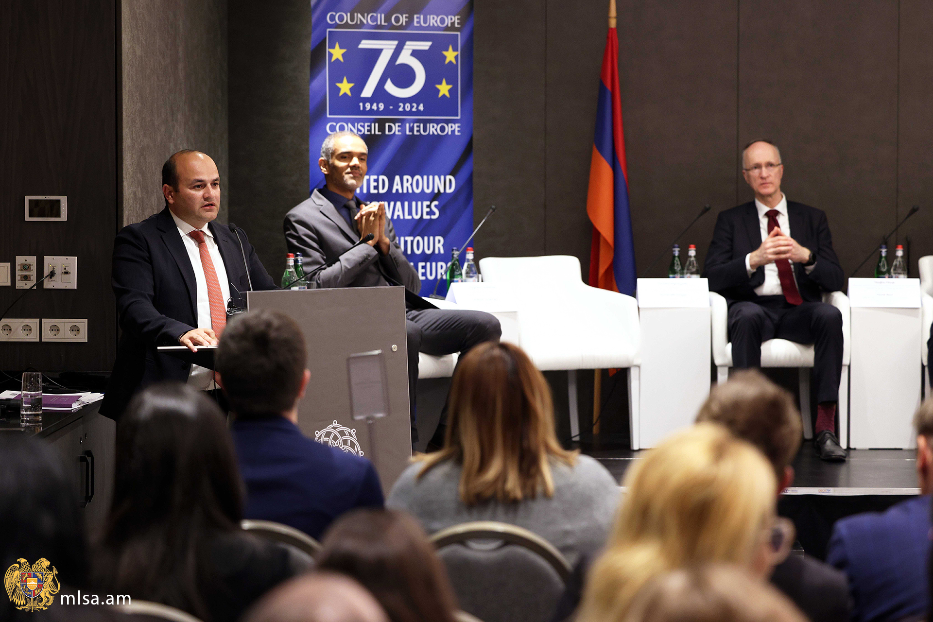 Նարեկ Մկրտչյանը մասնակցել է ԵԽ կողմից մեկնարկած Հայաստան փախստականների ներհոսքին արձագանքելու միջոցառումների փաթեթի ներկայացմանը