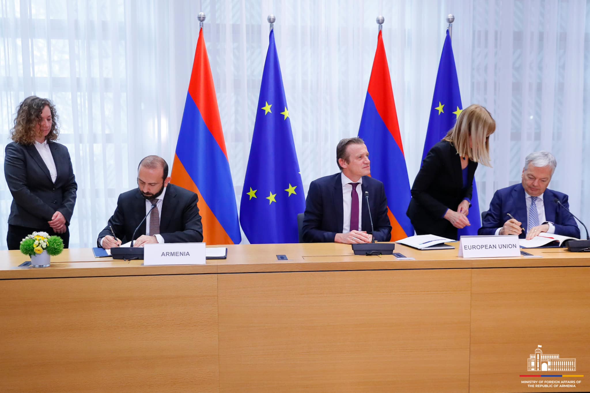 Այս համաձայնագրի ստորագրումով մենք մեկ քայլ մոտենում ենք ՀՀ-ԵՄ Համապարփակ և ընդլայնված գործընկերության համաձայնագրի լիարժեք իրականացմանը. Միրզոյան