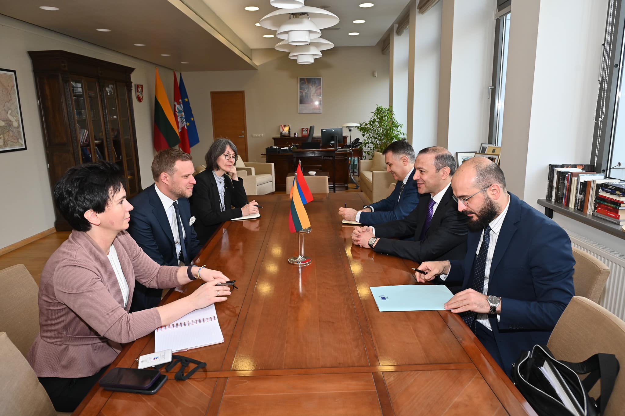 Արմեն Գրիգորյանը Լիտվայի ԱԳ նախարարի հետ անդրադարձել է Հարավային Կովկասում տիրող անվտանգային իրավիճակին