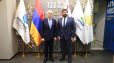 Դեսպան Աշոտ Սմբատյանն այցելել է Վրաստանի օլիմպիական կոմիտե