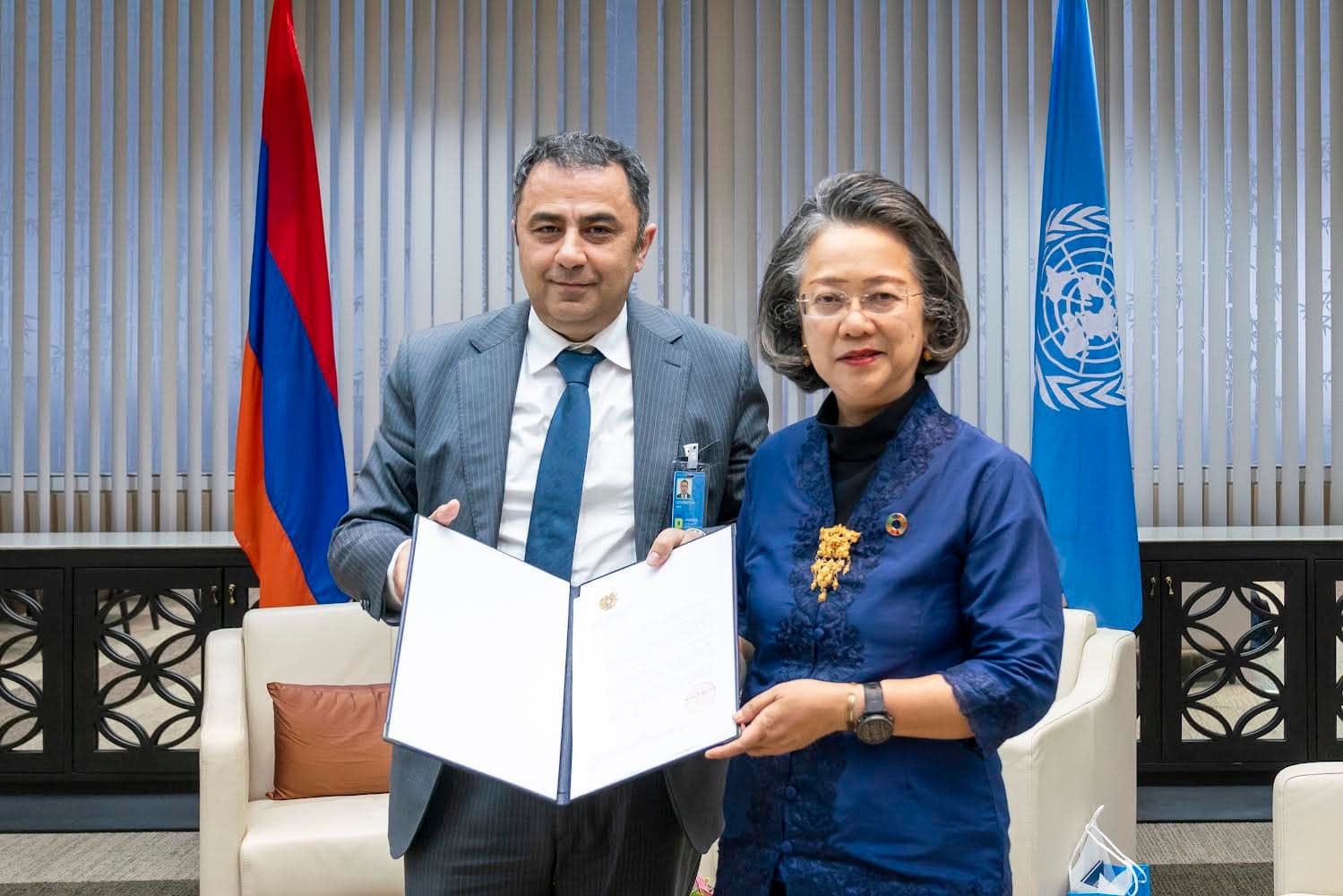Վահե Գևորգյանը հանդիպել է ՄԱԿ-ի Ասիա-խաղաղօվկիանոսյան տարածաշրջանի տնտեսական և սոցիալական հանձնաժողի գործադիր քարտուղարին