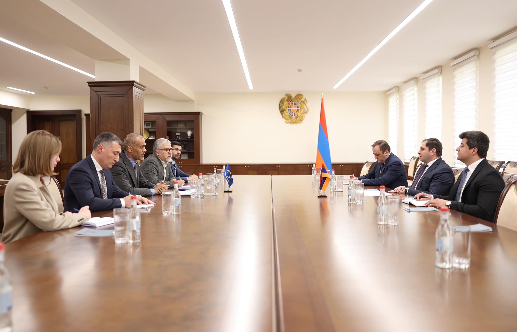 Սուրեն Պապիկյանն ընդունել է Եվրոպայի խորհրդի Երևանի գրասենյակի ղեկավար Մաքսիմ Լոնգանգեի գլխավորած պատվիրակությանը