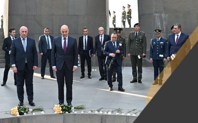 Այսօր մեր մտքերը Հունաստանի և ողջ աշխարհի հայերի հետ են. Հունաստանի ազգային պաշտպանության նախարար