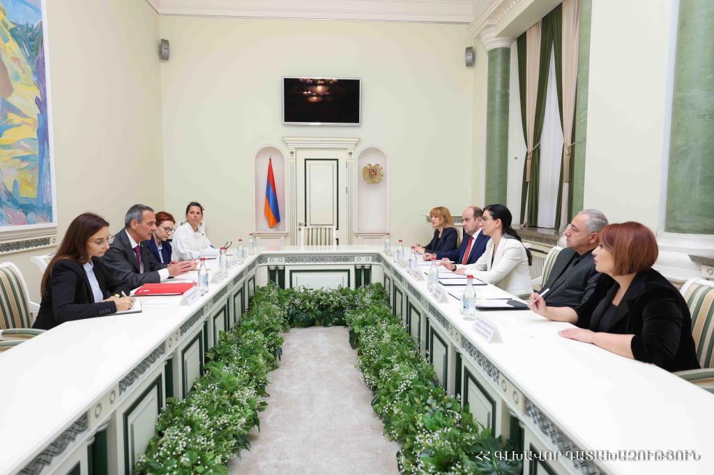 Գլխավոր դատախազն ընդունել է Հայաստանում Կարմիր խաչի միջազգային կոմիտեի պատվիրակության ղեկավարին