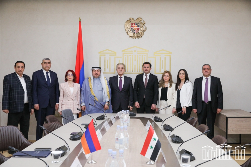 Հակոբ Արշակյանը հանդիպել է Սիրիայի Ժողովրդական ժողովի փոխնախագահի հետ