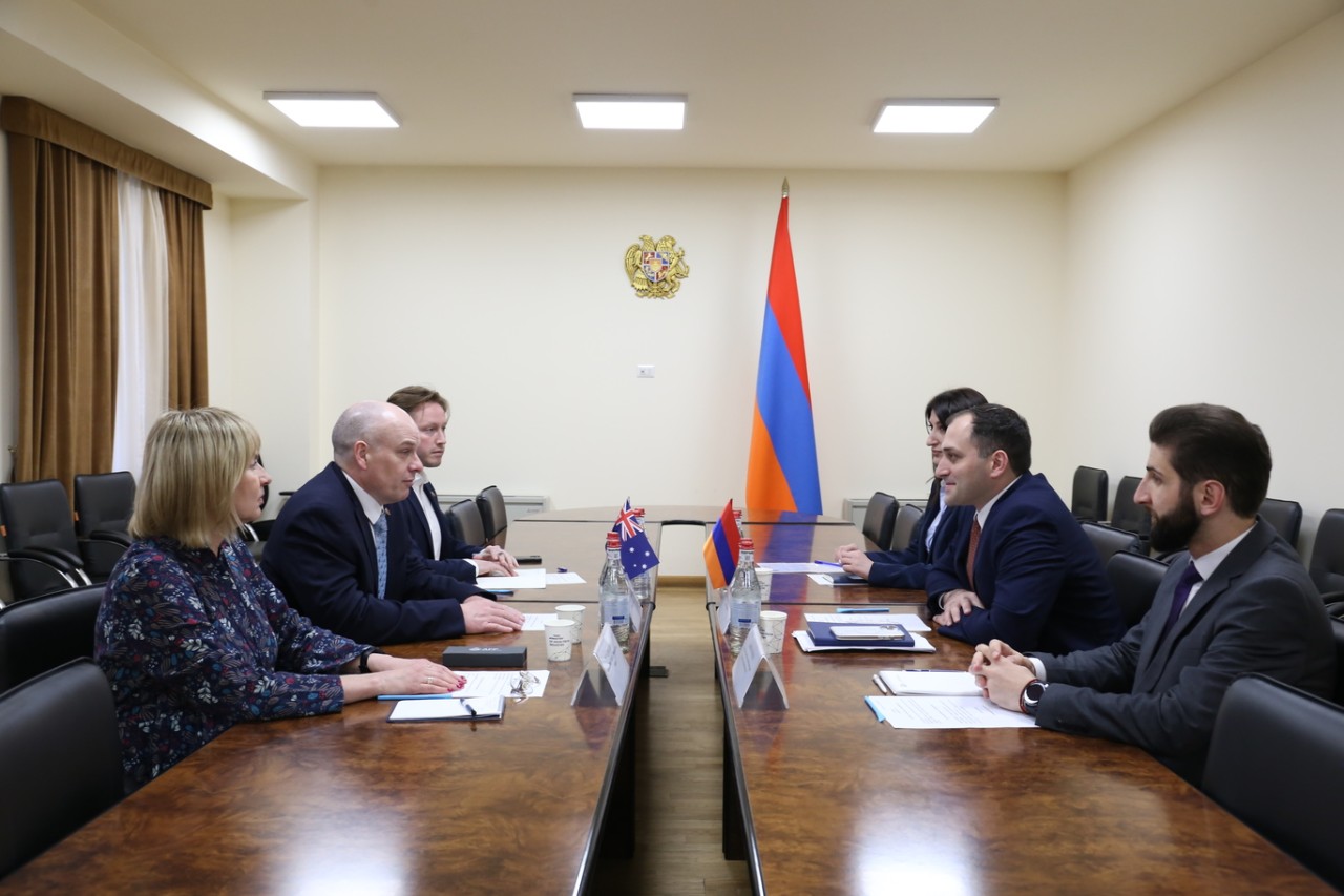 Ավստրալիայի դեսպանը հյուրընկալվել է ԲՏԱ նախարարությունում