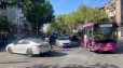 Երևանում բախվել են 38 երթուղու ավտոբուսն ու «Toyota»-ն. կա վիրավոր