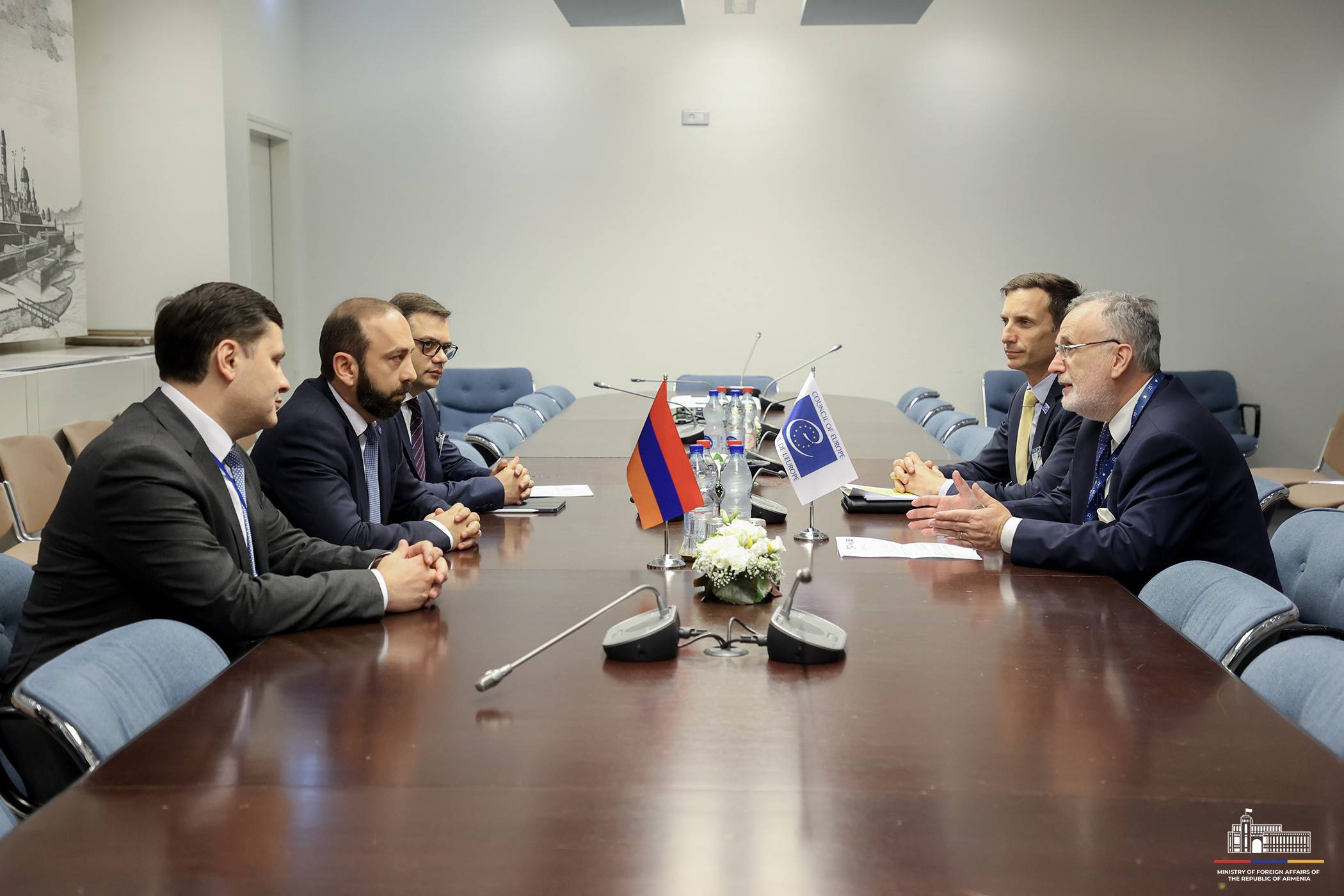 ՀՀ ԱԳ նախարարը հանդիպել է ԵԽ կոնգրեսի նախագահի հետ