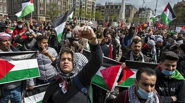 Ամստերդամում բախումներ են տեղի ունեցել ոստիկանության և պաղեստինամետ ցուցարարների միջև