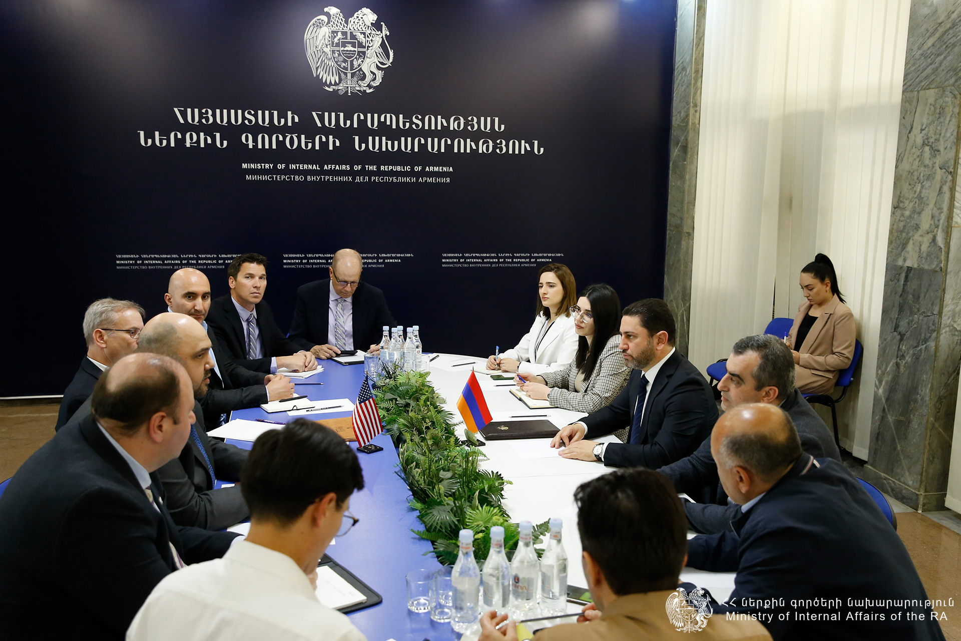 Դավիթ Համբարյանն ընդունել է ԱՄՆ գյուղատնտեսության դեպարտամենտի և Կանզասի պետական համալսարանի ներկայացուցիչներին
