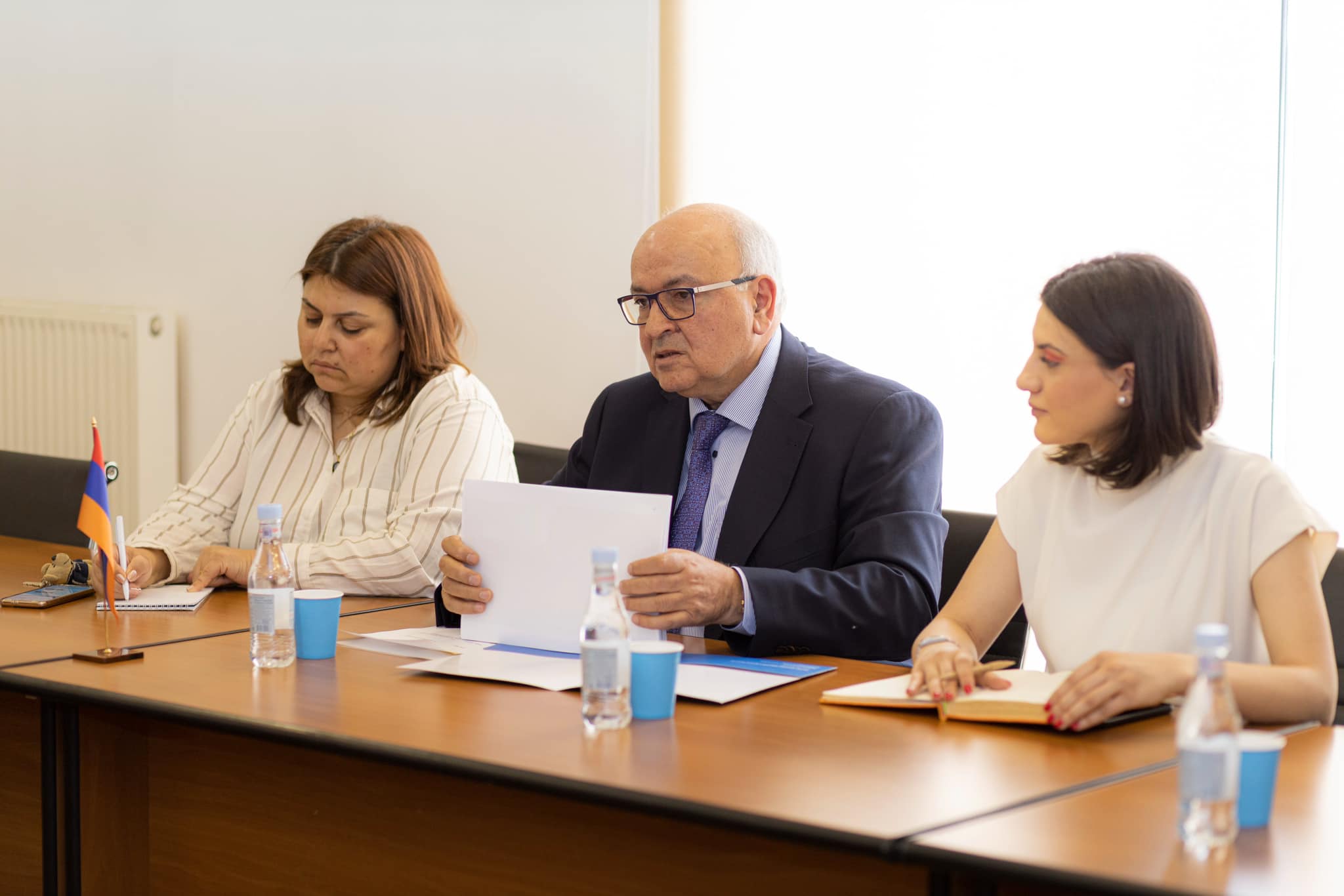 Վաչե Տերտերյանն ընդունել է ՄԱԿ-ի Պարենի համաշխարհային ծրագրի հայաստանյան ներկայացուցչի գլխավորած պատվիրակությանը