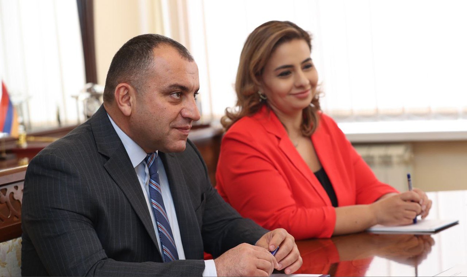 ՍԴ նախագահն ընդունել է Երևանում Եվրոպայի խորհրդի գրասենյակի նորանշանակ ղեկավարին