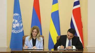 Ալեն Սիմոնյանը և Իվանա Ժիվկովիչը ստորագրել են ՄԱԿ-ի զարգացման ծրագրի  «Նոր Հայաստան` ժամանակակից խորհրդարան» երկրորդ ծրագրի իրականացման մասին փաստաթուղթ