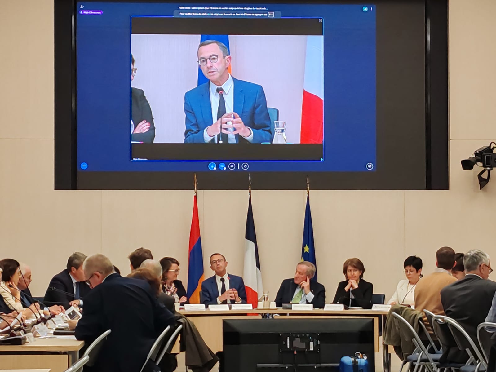 Ֆրանսիայի Սենատում անցկացվել է «Համախմբում Հայաստանի համար և ի աջակցություն ԼՂ տեղահանված ժողովրդի» խորագիրը կրող աշխատաժողով