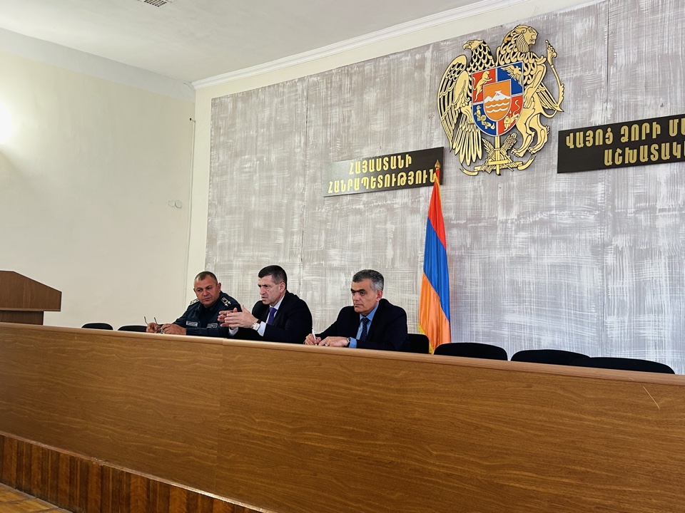 Վայոց ձորի մարզում անցկացվել է շտաբային ուսումնավարժություն