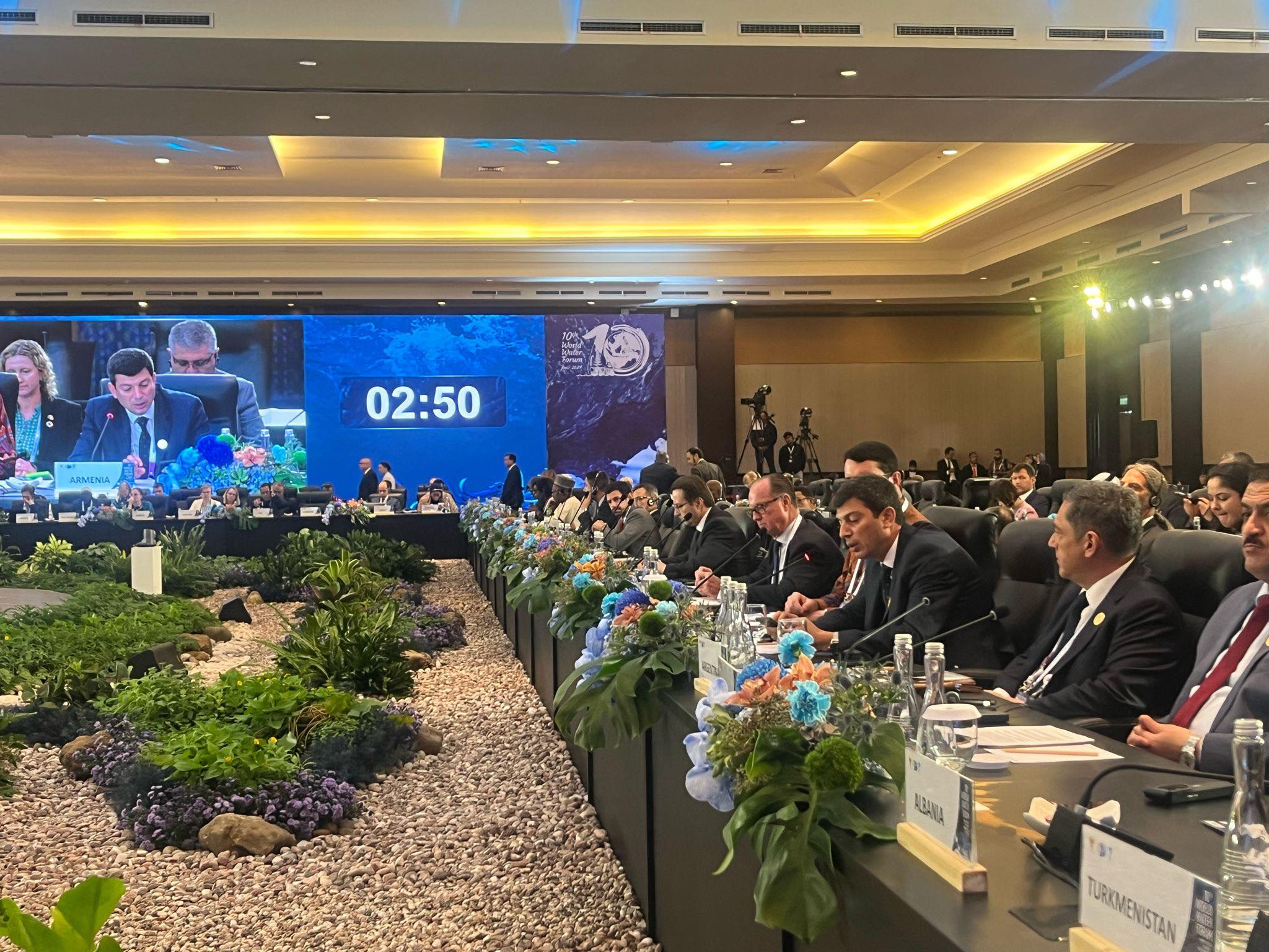 Համաշխարհային ֆորումին ՇՄ նախարարի տեղակալը ներկայացրել է ջրային ռեսուրսների խոցելիությունը նվազեցնելու նպատակով ՀՀ կողմից իրականացվող միջոցառումները