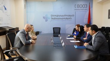Առողջապահության փոխնախարարներն ընդունել են Կայունացման և զարգացման եվրասիական հիմնադրամի դրամաշնորհային ուղղության ղեկավարին