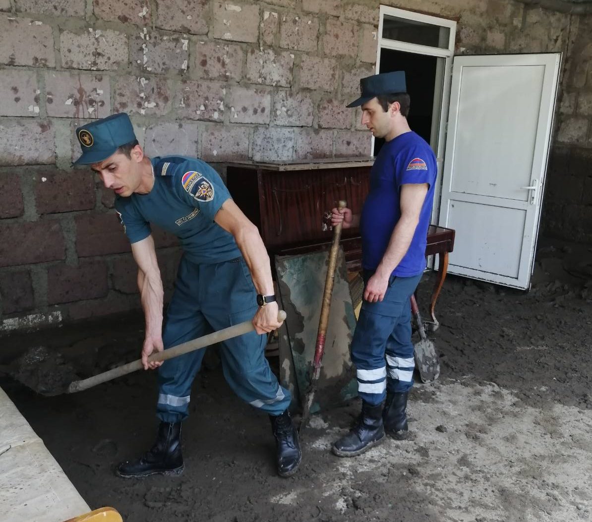 Վթարավերականգնողական աշխատանքները Քարկոփ գյուղում