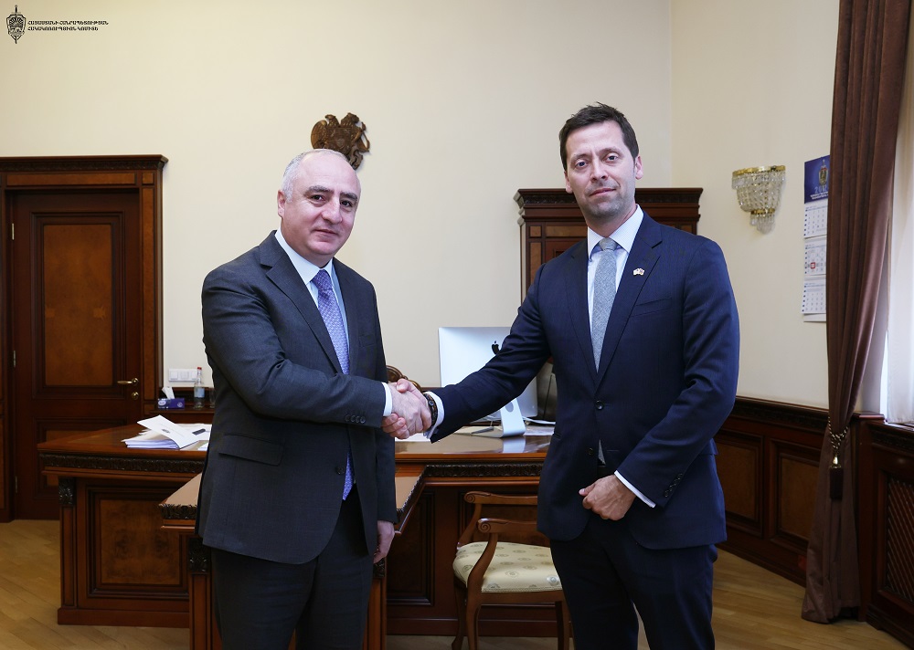 Հակակոռուպցիոն կոմիտեի նախագահն ընդունել է ԱՄՆ թմրամիջոցների դեմ պայքարի և իրավապահ հարցերով փոխպետքարտուղարի տեղակալին