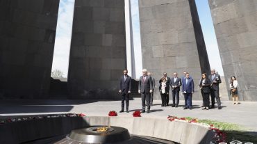 Լյուքսեմբուրգի Պատգամավորների պալատի նախագահ Կլոդ Վիզլերի գլխավորած պատվիրակությունն այցելել է Ծիծեռնակաբերդի հուշահամալիր
