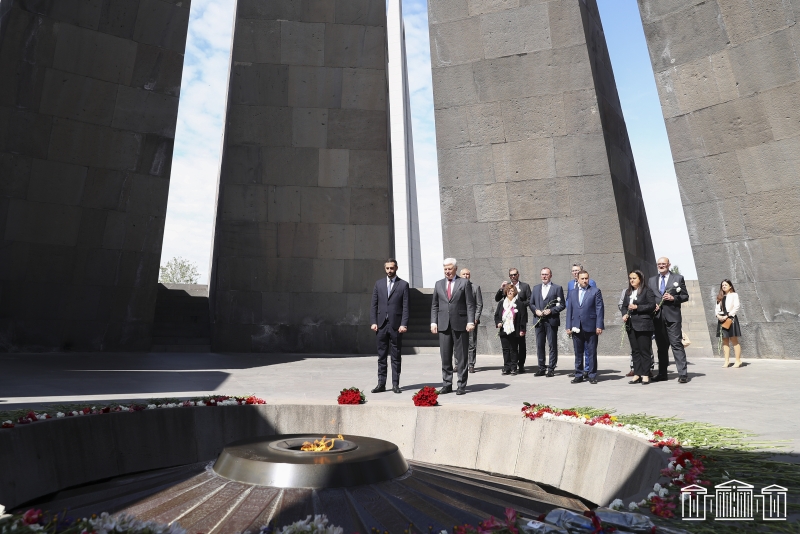 Լյուքսեմբուրգի Պատգամավորների պալատի նախագահ Կլոդ Վիզլերի գլխավորած պատվիրակությունն այցելել է Ծիծեռնակաբերդի հուշահամալիր