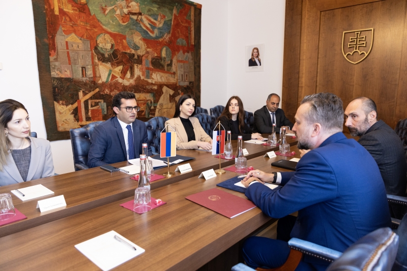 Հակոբ Արշակյանի գլխավորած պատվիրակությունն աշխատանքային այցով Բրատիսլավայում է