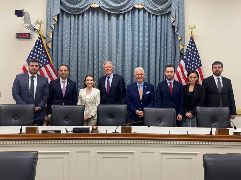 Հայաստան-ԱՄՆ բարեկամական խմբի անդամները Վաշինգտոնում հանդիպել են ԱՄՆ Կոնգրեսի հայկական հարցերով հանձնախմբի նախագահին