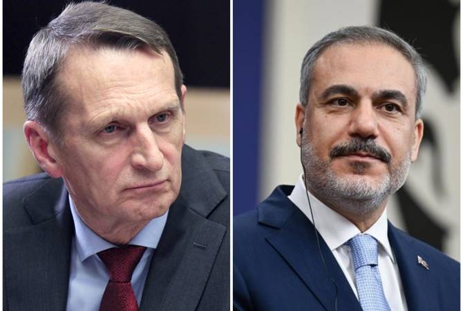 Հաքան Ֆիդանը և Սերգեյ Նարիշկինը քննարկել են Հայաստանի և Ադրբեջանի միջև խաղաղության պայմանագրի կնքման հետ կապված հարցեր
