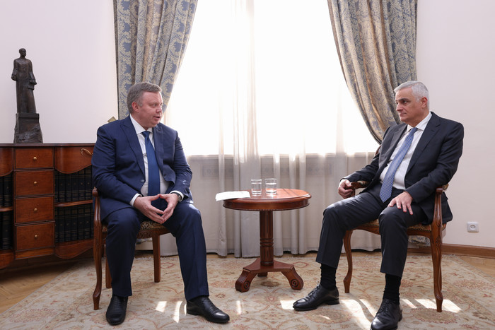 Փոխվարչապետ Մհեր Գրիգորյանն ընդունել է «Ռոսատոմ» պետական ​​կորպորացիայի գլխավոր տնօրենի առաջին տեղակալին